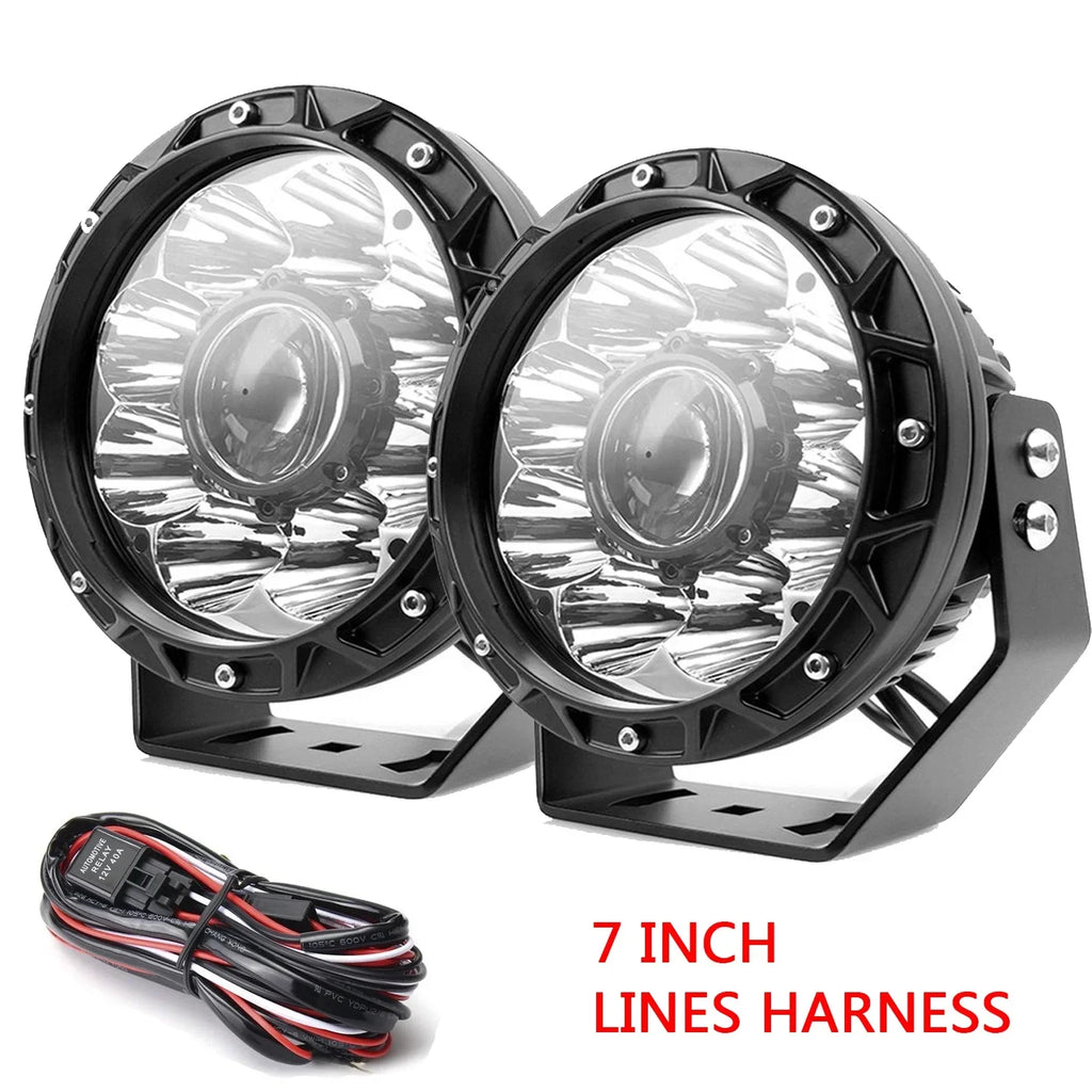 12V 24V for search light vehicles high power Long Range Survey Light  4x4 Driving Work Led Off Road 12v 24v Car Truck ATV SUV