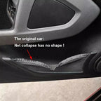 2pcs Stainless Steel Car Door Net Bag Non-elastic Repair Strip For Mercedes Smart 451 Fortwo 2009-2014 Modification Accessories