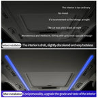 150cm Car Sunroof Ambient Lights LED Skylight Symphony RGB Interior Wide Acrylic Strip Decoration APP Control accessories 12V