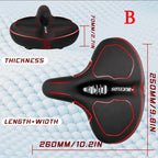 BUCKLOS Ergonomic Bicycle Saddle Shock-absorption Mountain Bike Seat Cushion Thicken Widen E-Bike Saddle Travel Bicycle Seat
