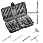 VMAN 24/66/100in1 Multi-Purpose Ratchet Screwdriver Set 24 in 1 S2 Steel Magnetic Screwdriver Bits Repair Phone Tools Men Gift