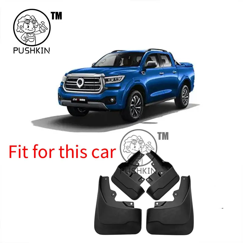 For Great Wall GWM Cannon POER 2023 2024 2025 Car Mud Flaps Fender Front And Rear Wheels Mudflaps Splash Guard Protection