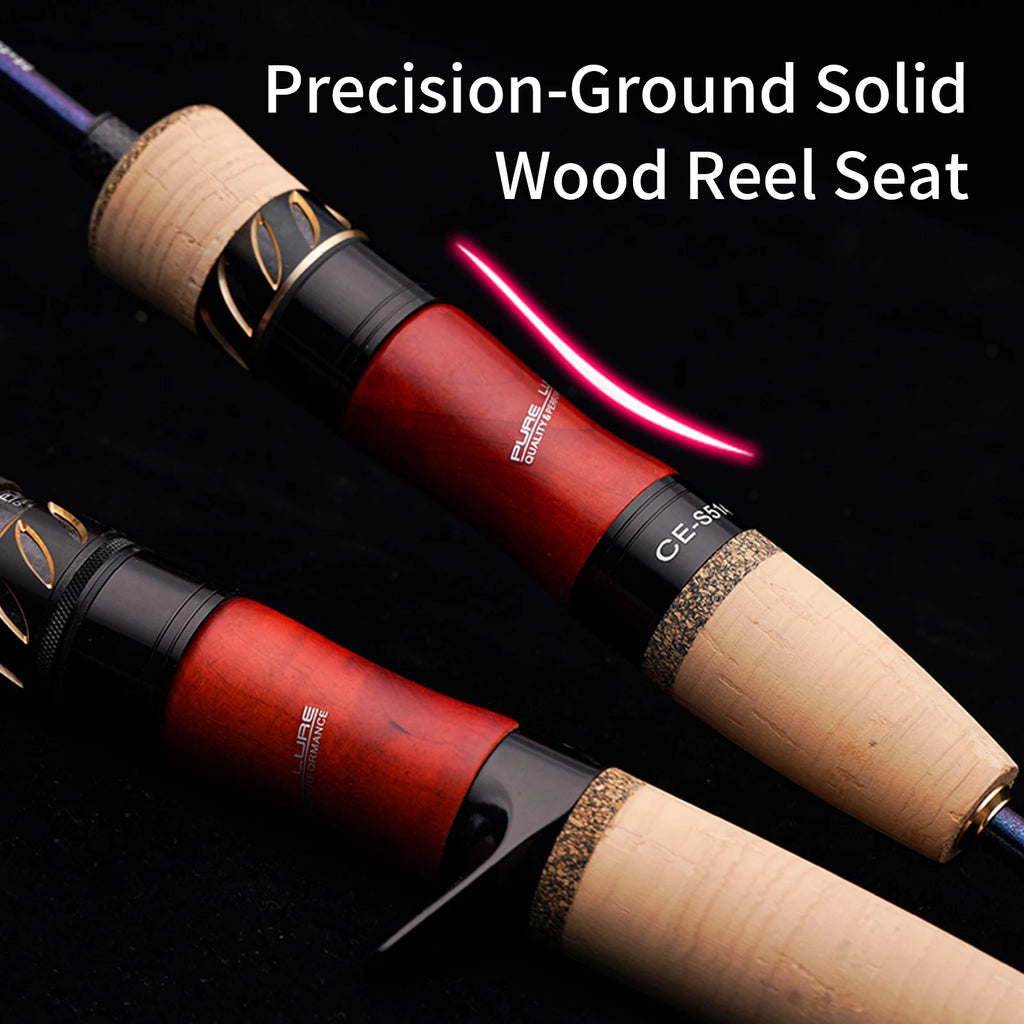 PURELURE CREEK DANCE Trout Rod BFS Fishing Casting UL Spinning Light Travel Rod Stream Ejection Rod Fuji Alconite Ring Perch
