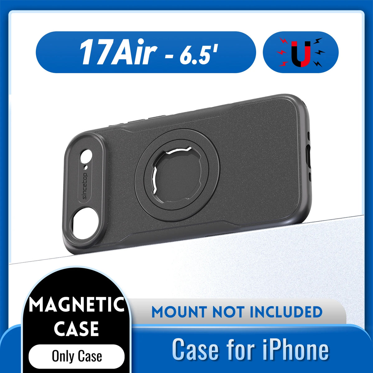 Magnetic Shockproof Case For iPhone 17 16 15 14 ProMax Charging Cover with Lock-in Design fit Quad-style Motocycle/Bike