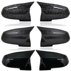 For BMW 1 2 3 4 X Series Rear View Side Mirror Cover F20 F21 F22 F23 F30 F32 F36 X1 E84 F87 M2 Carbon fiber pattern Accessories