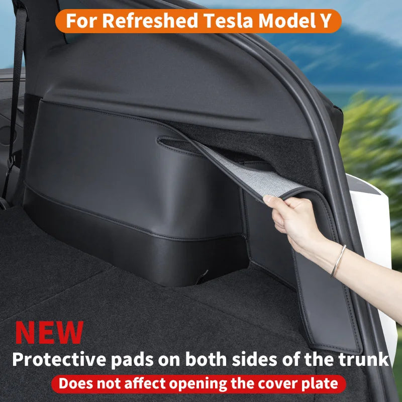 20-25 Tesla Model Y Juniper trunk side protection pad protector pad tailgate interior modification parts