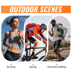 WRELS Waterproof Running Waist Belt Slim Sports Fanny Pack Invisible Fitness Phone Pouch for Hiking Travel Jogging Cycling