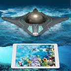 6Ch Rc Boat Submarine with Camera Underwater Remote Control Wifi Fpv Remote Control Boats Radio Control Toys for Children Gifts