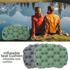 Foldable Inflatable Seat Cushion Moisture-proof Space-saving 3D Air Seat Cushion Waterproof Lightweight Camping Chair Pad Hiking