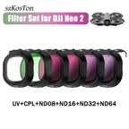 Filter Set for DJI Neo 2/Mini 5 Pro/mini 4 Pro/Filp ND MCUV CPL Filters Anti-glare Optical Glass Lens Accessories