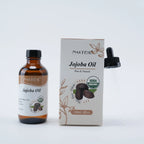 PHATOIL 236ml/118ml 100% Pure Organic Castor Oil,Cold Pressed Unrefined Jojoba Oil Essential Oil For Hair Care Moisturizes Skin