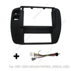 9INCH Car Radio Fascias For Nissan patrol Y61 1997-2006 Android GPS MP5 Stereo Player 2 Din Head Unit Panel Dash Frame Installat