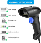 NETUM L5 Wired 2D Barcode Scanner AND NT-L8 Wireless QR Bar Code Reader pdf417 for MAC OS, Windows
