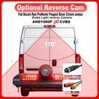 Car 5 inch Monitor AHD IPS CVBS LCD TFT 1080P Brake Light reverse camera for Ducato Ram ProMaster Peugeot Boxer Citroën Jumper