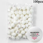 SANWEI TR/RS/3S 3 Star Table Tennis Balls 40+ ABS New Material Seamed Durable Professional Ping Pong Balls Training 50/100pcs