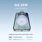 UGREEN Qi2 25W 15W Magnetic Car Phone Holder Wireless Charger Stand For iPhone 17 16 15 Pro Max Charging for Magsafe Car Charger