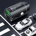 100W Car Charger USB Fast Charging For IPhone QC3.0 Mini PD USB Type C Charger Car Phone Charger For Samsung XiaoMi