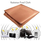 Golden Faraday Fabric RFID Shielding Block WiFi/RF Anti-Radiation Conductive Magnetic Copper EMF Protection Cloth Signal Blocker