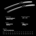 Front Windshield Wiper Blades Set for Hyundai Staria US4 2021-2026 28in/16in 2pcs Black