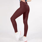 MXLLINA Western Full Seat Grip Woman Riding Tights Silicone Horseback Leggings Equestrian Riding Pants Breeches Clothes