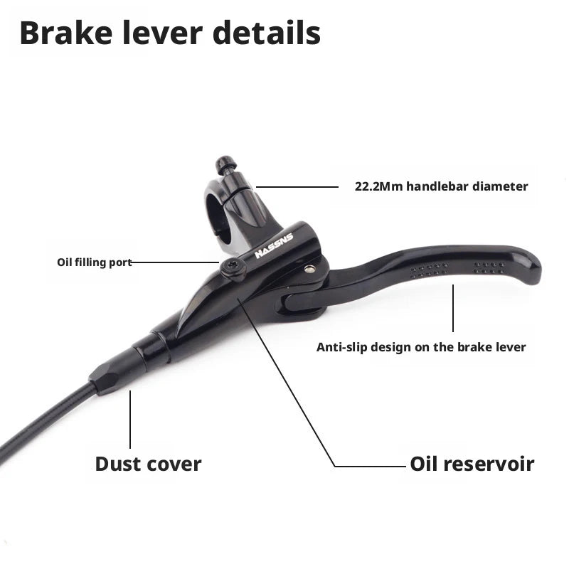 M200 hydraulic disc brake caliper set, MTB mineral oil, Shimano compatible, front/rear