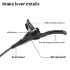 M200 hydraulic disc brake caliper set, MTB mineral oil, Shimano compatible, front/rear