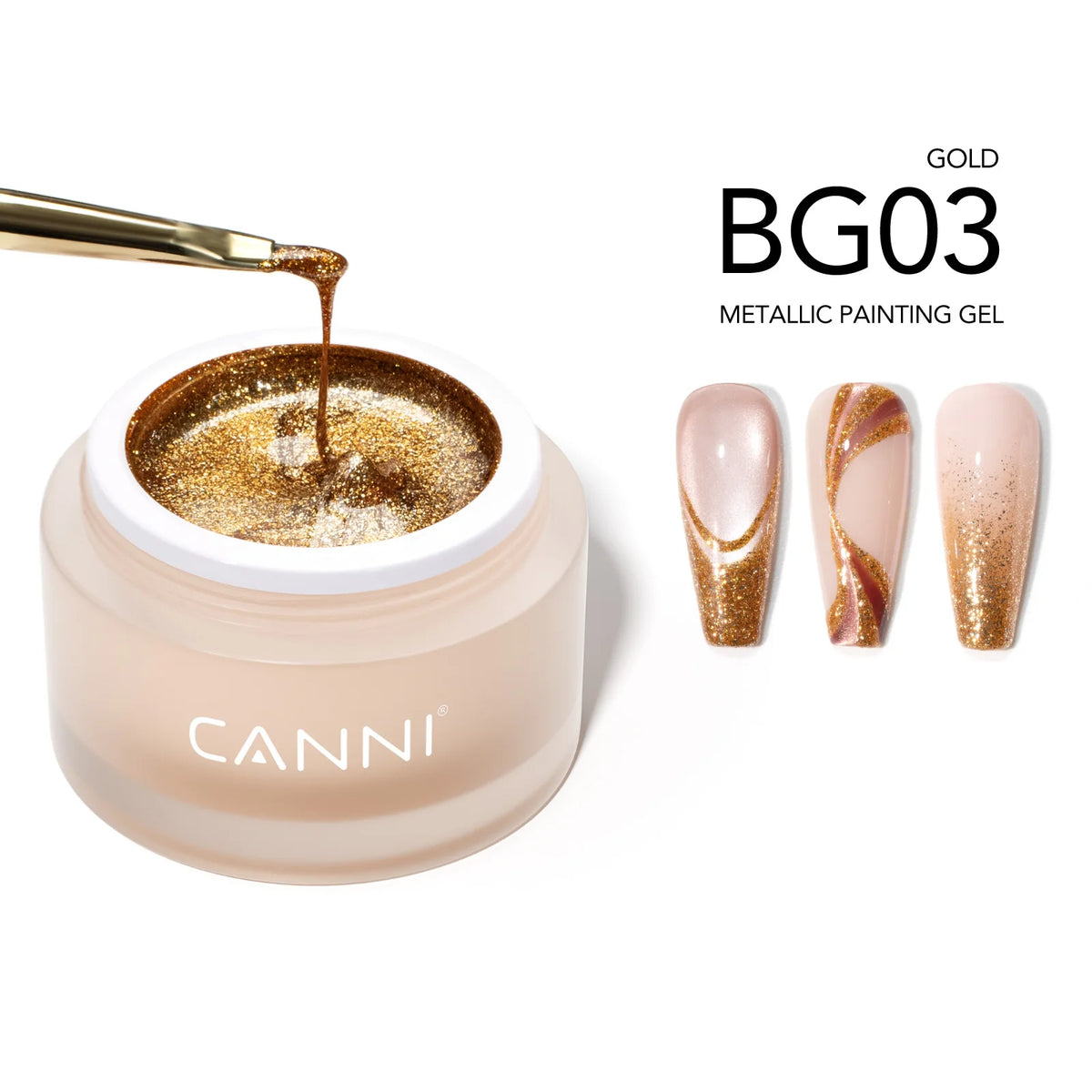 10g CANNI 3D PVC Sculpting Gel Pearly White Clear Non-Stick Hand Easy Shaping Sculpting Carving Soak Off UV LED Nail Manicure