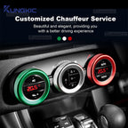 AC Adjustment Knob Rings For Alfa Romeo Giulietta 940 2010 2011 2012 2013 2014 2015 2016 2017 2018 2019 2020 2021 Central Trim