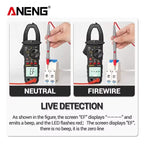 ST180 Digital Clamp Meter 4000 Count AC Current Multimeter Voltage Tester 1pc