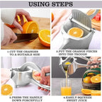 Manual Juice Squeezer Aluminum Alloy Hand Pressure Juicer Pomegranate Orange Lemon Sugar Cane Juice Kitchen Bar Fruit Tools Acce