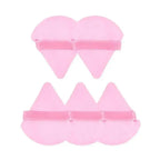 3/5/6 Pcs Triangle Powder Puff For Loose Powder Liquid Cosmetic Soft Plush Powder Puff Makeup Foundation Puff Makeup Tool
