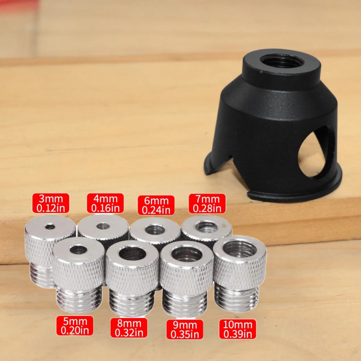 3-10mm Drill Fixture Pocket Hole Jig Vertical Drill Guide Locator Doweling Jig Positioner Straight Angle Guide Hole Puncher Tool
