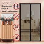 Anti-mosquito magnetic door curtain partition curtain Household non-perforating magnetic mute screen curtain screen mosquito net