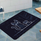 KiKi Jiji Cat Room Mats Nordic Style Home Doormat Bathroom-Toilet Mats Bedroom Hotel Decor Mat