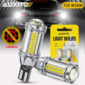 2Pcs AUXITO T15 W16W LED Canbus Back Lamps Reversing Lights Projector Super Bright White 6500K Reverse Bulb Lens Spotlight 12V