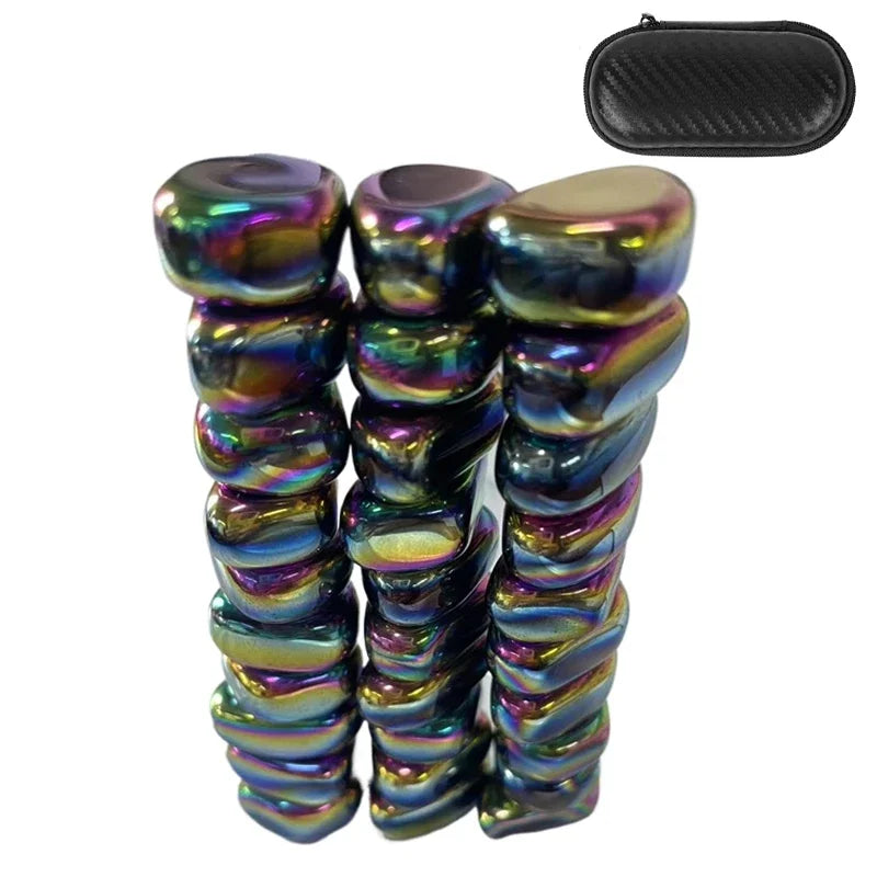 Chess Magnet Stones Polished Colorful Lodestone Multi-functional Magnetic Block Relieve Stress Entertainment Magnets Fridge