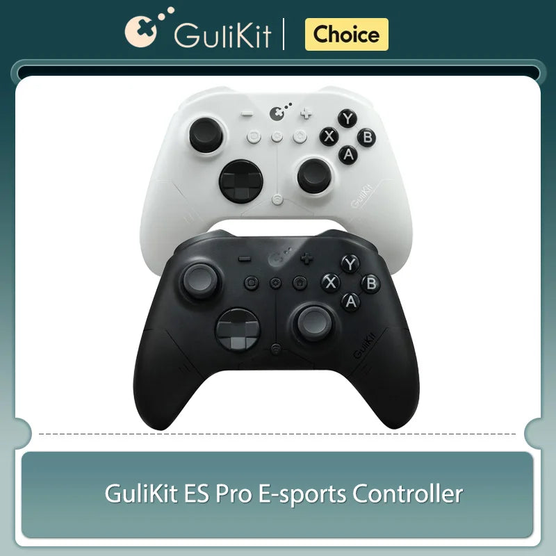  GuliKit ES Pro E-sports Bluetoth Game Controller,Wireless Gamepad with TMR Joystick for NS Nintendo Switch 2 PC Windows Androi
