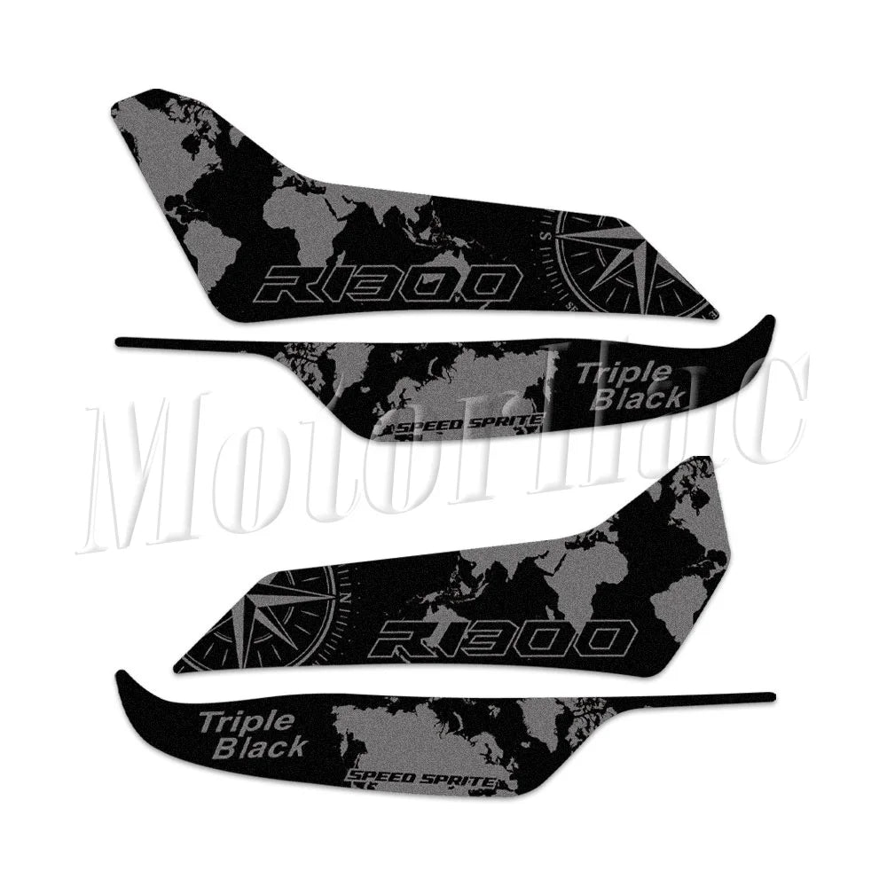 For R1300GS R1300 GS ADV Triple Black Trophy Motorcycle Handguard Decals Motorrad Hand Guard Shield Protection Stickers