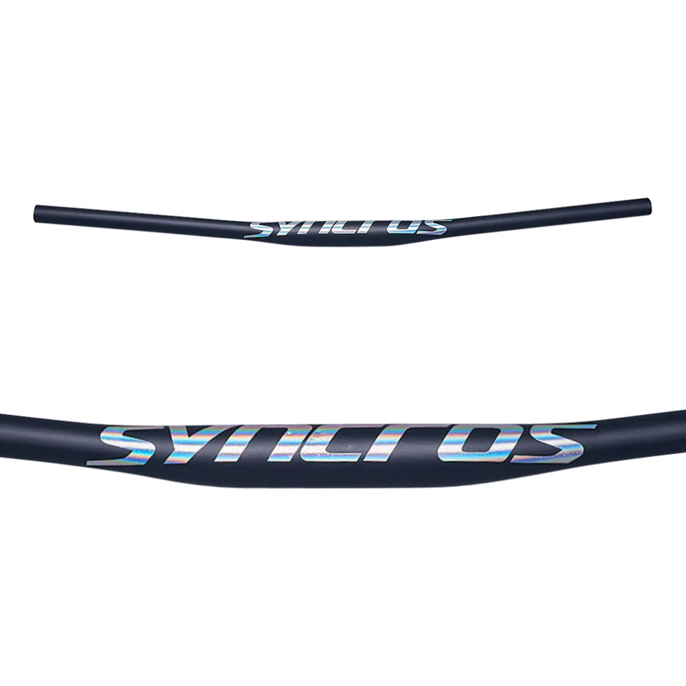 Syncros Carbon Fiber MTB Flat Handlebar 31.8mm Clamp 9° Sweep 580-760mm Black