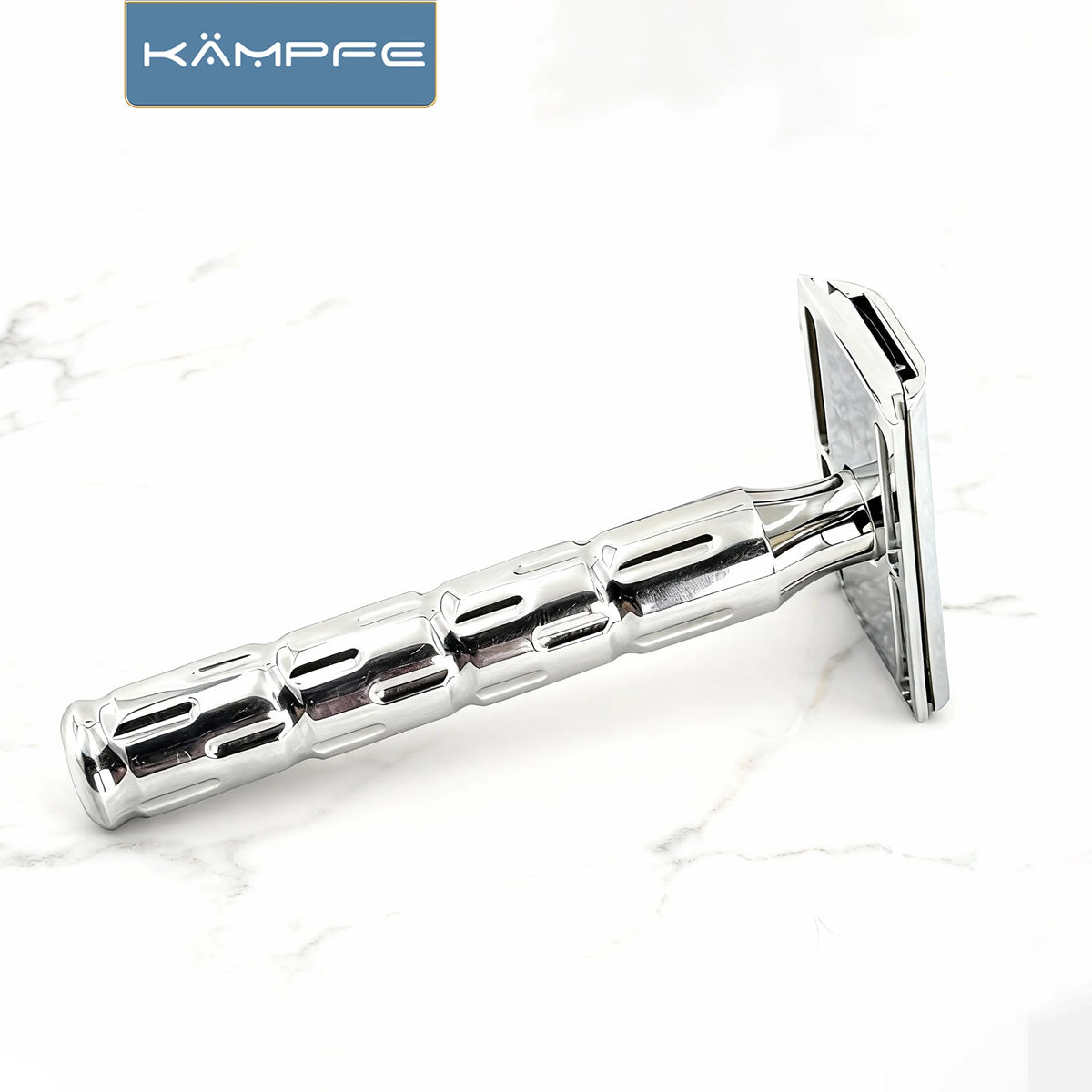 Kampfe CNC processing stainless steel safety polished  shaver Men's razor gifts women hair Manual double-edgedremoval