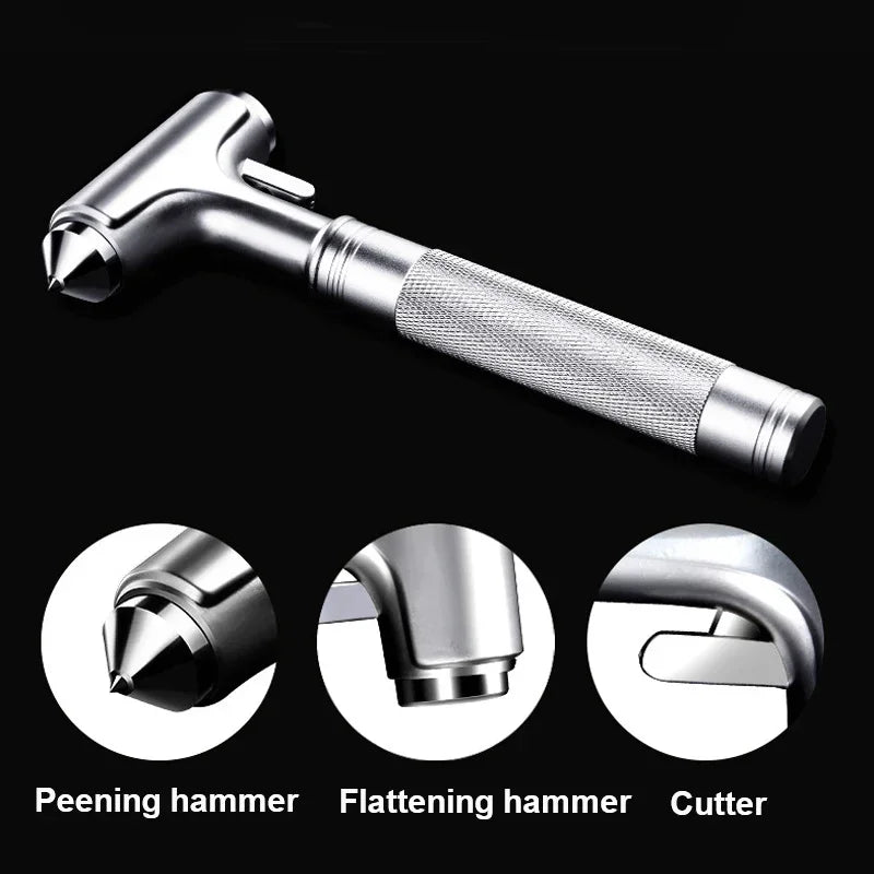 Car Safety Hammer Window Breaker Seat Belt Cutter Emergency Escape Tool Vehicle Rescue Life Saving Kit Survival Essential