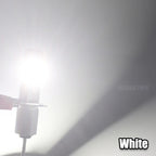 MAXGTRS 2x H3 LED Car Headlight Fog Light Bulb Fanless Daytime Running Light No Polar H3 Car Driving Lamp Super Bright DRL 24V