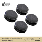 AudioBastion Anti-Vibration Pads for Speakers/Subwoofer/Amplifier - Hi-Fi Isolation Feet Improve Sound Quality (Set of 4)