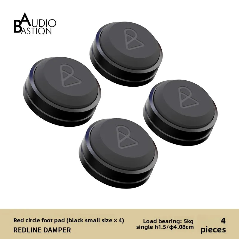 AudioBastion Anti-Vibration Pads for Speakers/Subwoofer/Amplifier - Hi-Fi Isolation Feet Improve Sound Quality (Set of 4)