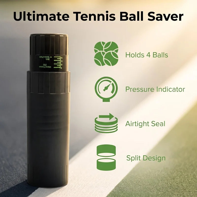 Tennis Ball Pressure Maintain Repair Container For Tennis Ball Shape Restore Bounce Ball Protect Pressurizer Saver suit 4 balls