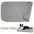 Replaceable Dog Bed Cover Made of Washable And Durable Oxford Fabric, Featuring a Removable Zippered Pet Bed Mattress Cover