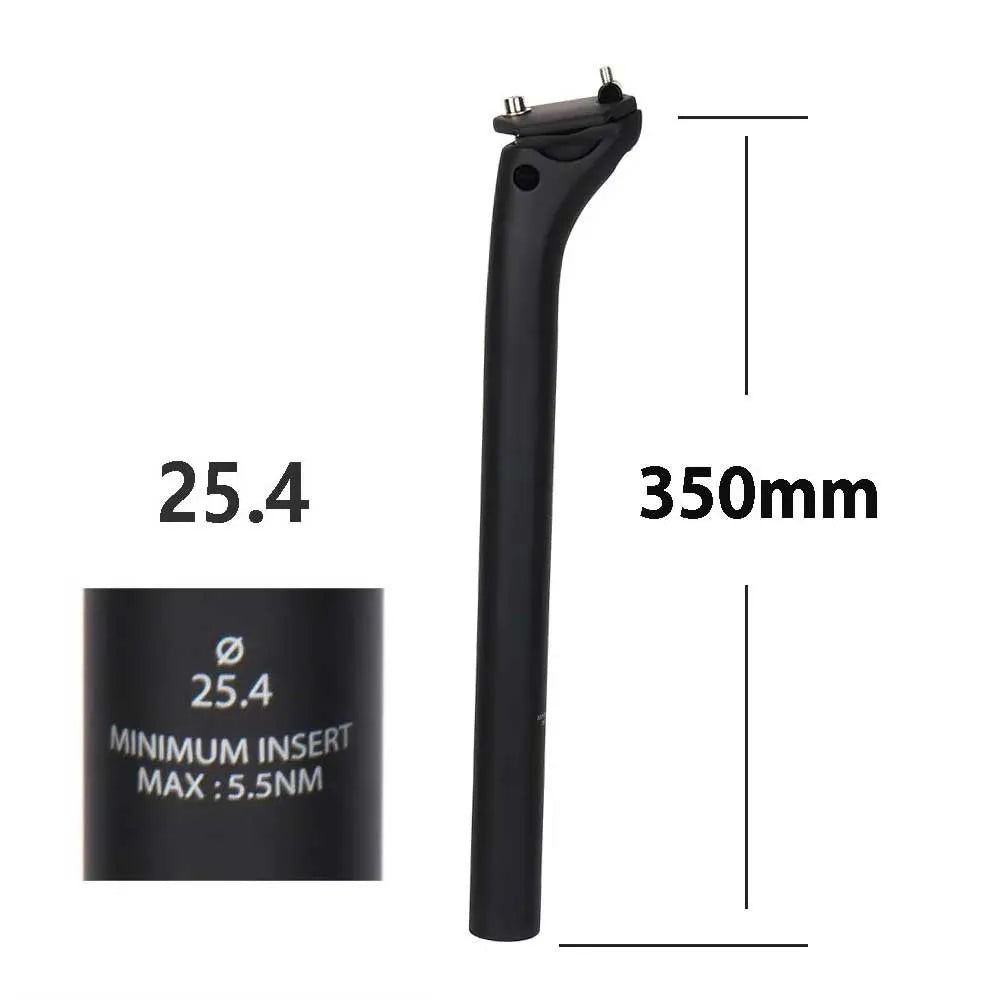 ELITAONE MTB Carbon Seat Post Offset 20mm 25.4 27.2 30.9 31.6mm Mountain/Road Bike Seatpost 350-450mm Light 150g