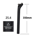 ELITAONE MTB Carbon Seat Post Offset 20mm 25.4 27.2 30.9 31.6mm Mountain/Road Bike Seatpost 350-450mm Light 150g