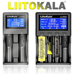 Liitokala Lii-PD2/Lii-PD4 Li-ion & NiMH Battery Charger for 18650 21700 26650 AA AAA