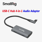 SmallRig USB-C Hub 4-in-1 with PD, USB-C 3.1, USB-C 2.0, Audio Adapter (4598)